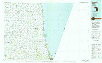 Croswell Michigan Historical topographic map, 1:100000 scale, 30 X 60 Minute, Year 1984