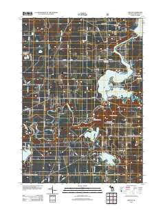 Croton Michigan Historical topographic map, 1:24000 scale, 7.5 X 7.5 Minute, Year 2012