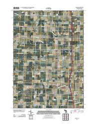 Crump Michigan Historical topographic map, 1:24000 scale, 7.5 X 7.5 Minute, Year 2011