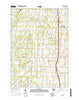 Crump Michigan Current topographic map, 1:24000 scale, 7.5 X 7.5 Minute, Year 2016
