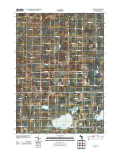 Crystal Michigan Historical topographic map, 1:24000 scale, 7.5 X 7.5 Minute, Year 2011