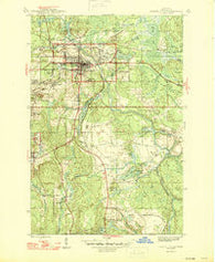 Crystal Falls Michigan Historical topographic map, 1:31680 scale, 7.5 X 7.5 Minute, Year 1946