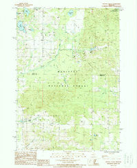 Crystal Valley Michigan Historical topographic map, 1:24000 scale, 7.5 X 7.5 Minute, Year 1987