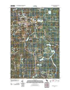 Crystal Falls Michigan Historical topographic map, 1:24000 scale, 7.5 X 7.5 Minute, Year 2011