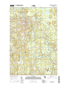 Crystal Falls Michigan Historical topographic map, 1:24000 scale, 7.5 X 7.5 Minute, Year 2014