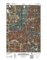 Crystal Valley Michigan Historical topographic map, 1:24000 scale, 7.5 X 7.5 Minute, Year 2012
