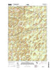 Cunard Michigan Historical topographic map, 1:24000 scale, 7.5 X 7.5 Minute, Year 2014