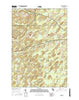 Cunard Michigan Current topographic map, 1:24000 scale, 7.5 X 7.5 Minute, Year 2016