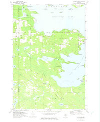 Curtis West Michigan Historical topographic map, 1:24000 scale, 7.5 X 7.5 Minute, Year 1972