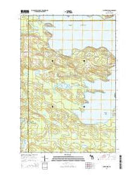 Curtis West Michigan Historical topographic map, 1:24000 scale, 7.5 X 7.5 Minute, Year 2014