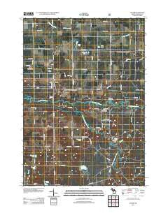 Custer Michigan Historical topographic map, 1:24000 scale, 7.5 X 7.5 Minute, Year 2012
