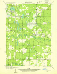 Custer NE Michigan Historical topographic map, 1:31680 scale, 7.5 X 7.5 Minute, Year 1931