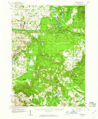 Custer Michigan Historical topographic map, 1:62500 scale, 15 X 15 Minute, Year 1959