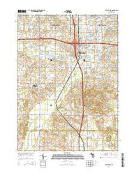 Cutlerville Michigan Historical topographic map, 1:24000 scale, 7.5 X 7.5 Minute, Year 2014