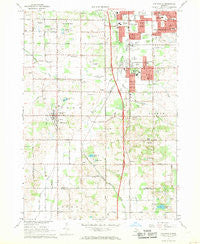 Cutlerville Michigan Historical topographic map, 1:24000 scale, 7.5 X 7.5 Minute, Year 1967