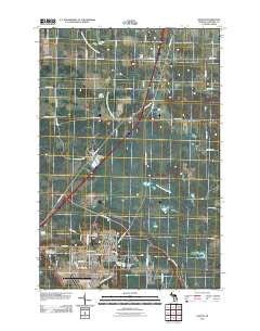 Dafter Michigan Historical topographic map, 1:24000 scale, 7.5 X 7.5 Minute, Year 2011