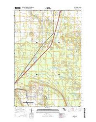 Dafter Michigan Historical topographic map, 1:24000 scale, 7.5 X 7.5 Minute, Year 2014