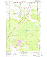Dafter Michigan Historical topographic map, 1:24000 scale, 7.5 X 7.5 Minute, Year 1951