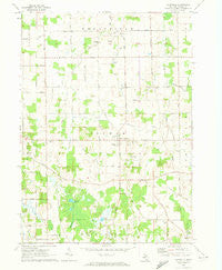Dansville Michigan Historical topographic map, 1:24000 scale, 7.5 X 7.5 Minute, Year 1970