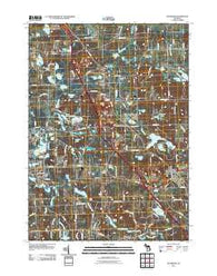 Davisburg Michigan Historical topographic map, 1:24000 scale, 7.5 X 7.5 Minute, Year 2011