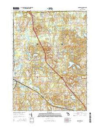 Davisburg Michigan Historical topographic map, 1:24000 scale, 7.5 X 7.5 Minute, Year 2014