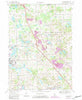 Davisburg Michigan Historical topographic map, 1:24000 scale, 7.5 X 7.5 Minute, Year 1968