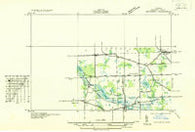 Davisburg Michigan Historical topographic map, 1:31680 scale, 7.5 X 7.5 Minute, Year 1936