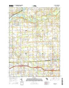 Davison Michigan Historical topographic map, 1:24000 scale, 7.5 X 7.5 Minute, Year 2014