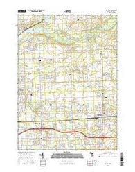 Davison Michigan Current topographic map, 1:24000 scale, 7.5 X 7.5 Minute, Year 2017