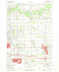 Davison Michigan Historical topographic map, 1:24000 scale, 7.5 X 7.5 Minute, Year 1969
