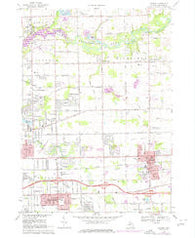 Davison Michigan Historical topographic map, 1:24000 scale, 7.5 X 7.5 Minute, Year 1969