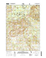 Dayton Center Michigan Current topographic map, 1:24000 scale, 7.5 X 7.5 Minute, Year 2017