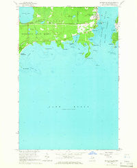 De Tour Village Michigan Historical topographic map, 1:24000 scale, 7.5 X 7.5 Minute, Year 1964