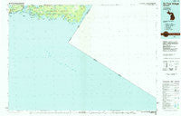 De Tour Village Michigan Historical topographic map, 1:100000 scale, 30 X 60 Minute, Year 1984