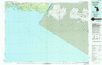 De Tour Village Michigan Historical topographic map, 1:100000 scale, 30 X 60 Minute, Year 1984