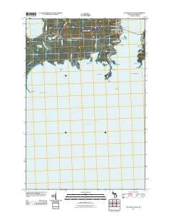 De Tour Village Michigan Historical topographic map, 1:24000 scale, 7.5 X 7.5 Minute, Year 2011