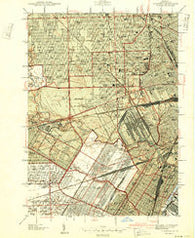 Dearborn Michigan Historical topographic map, 1:24000 scale, 7.5 X 7.5 Minute, Year 1942