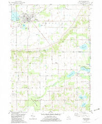 Decatur Michigan Historical topographic map, 1:24000 scale, 7.5 X 7.5 Minute, Year 1981