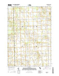 Decker Michigan Historical topographic map, 1:24000 scale, 7.5 X 7.5 Minute, Year 2014