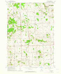 Decker Michigan Historical topographic map, 1:24000 scale, 7.5 X 7.5 Minute, Year 1963