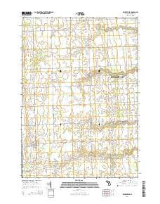 Deckerville Michigan Historical topographic map, 1:24000 scale, 7.5 X 7.5 Minute, Year 2014