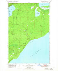 Deer Lake Michigan Historical topographic map, 1:24000 scale, 7.5 X 7.5 Minute, Year 1948
