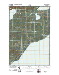 Deer Lake Michigan Historical topographic map, 1:24000 scale, 7.5 X 7.5 Minute, Year 2011