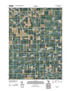 Deerfield Michigan Historical topographic map, 1:24000 scale, 7.5 X 7.5 Minute, Year 2011