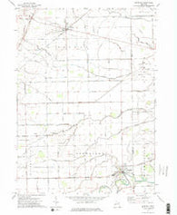 Deerfield Michigan Historical topographic map, 1:24000 scale, 7.5 X 7.5 Minute, Year 1972