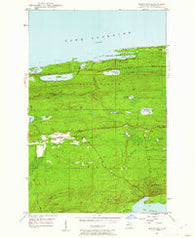 Delaware Michigan Historical topographic map, 1:24000 scale, 7.5 X 7.5 Minute, Year 1948