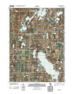 Delton Michigan Historical topographic map, 1:24000 scale, 7.5 X 7.5 Minute, Year 2011