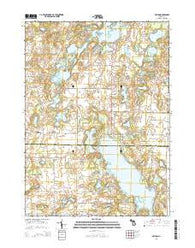 Delton Michigan Historical topographic map, 1:24000 scale, 7.5 X 7.5 Minute, Year 2014