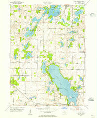 Delton Michigan Historical topographic map, 1:24000 scale, 7.5 X 7.5 Minute, Year 1947