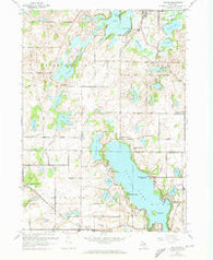Delton Michigan Historical topographic map, 1:24000 scale, 7.5 X 7.5 Minute, Year 1961